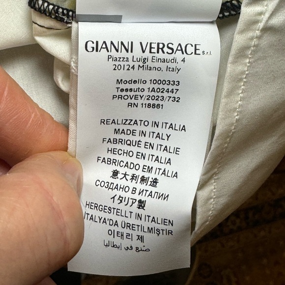 NWT Versace Boys Barocco Print Shirt - Picture 10 of 11